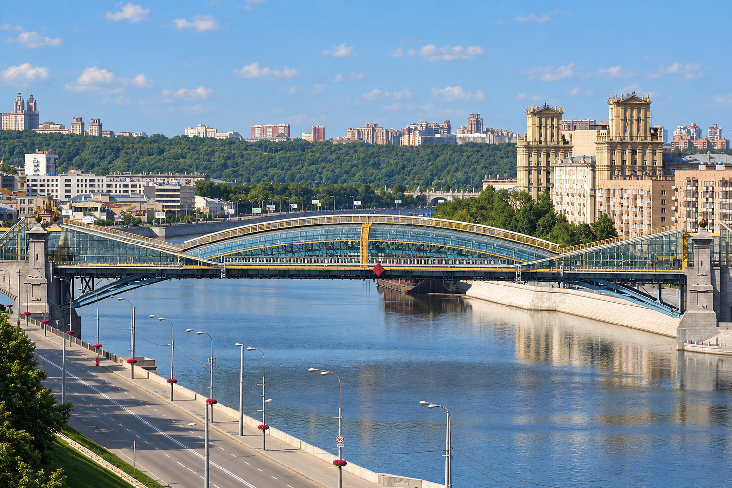 Мост Богдана Хмельницкого над Москвой-рекой