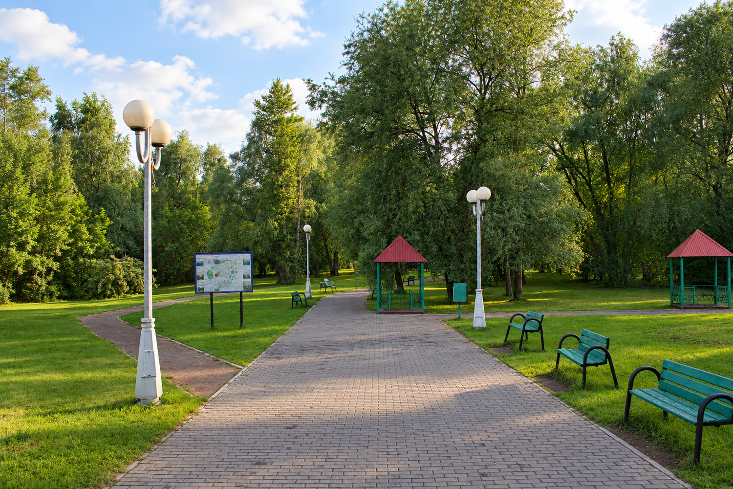 Парк Ветеранов в Серебряном Бору