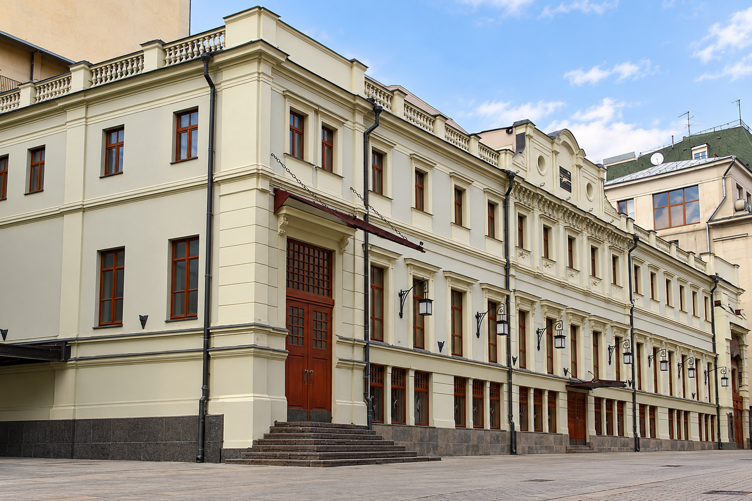 Фасад МХТ в Камергерском переулке