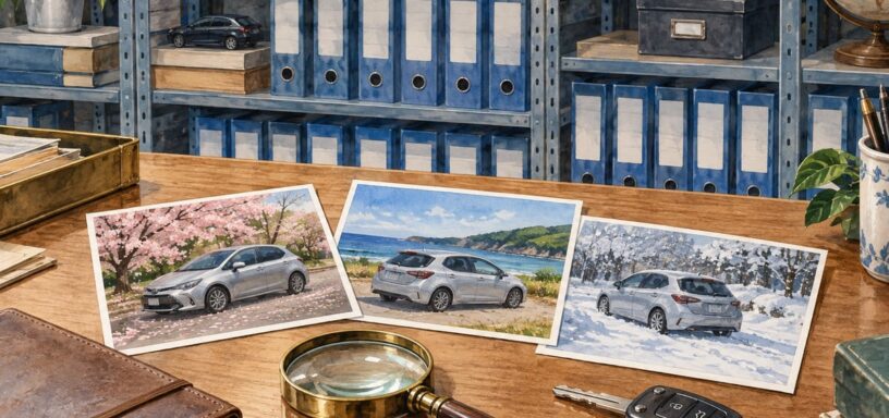 Фотографии автомобиля для сопоставления истории