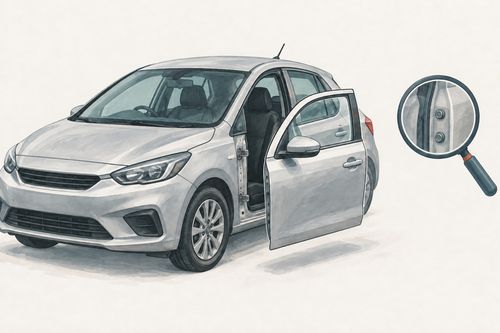Наружная панель и каркас кузова автомобиля
