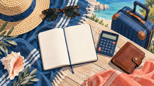 Блокнот и калькулятор для сметы