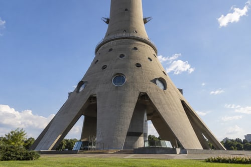 Опоры основания Останкинской телебашни