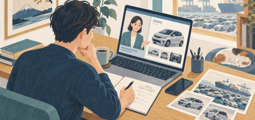 Авторская иллюстрация дистанционного подбора автомобиля