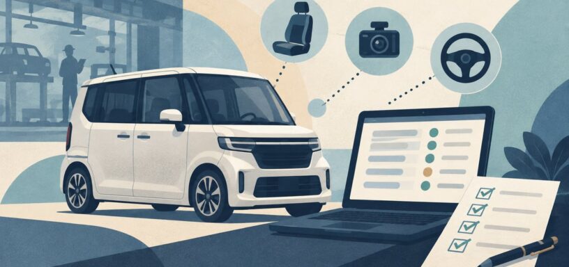 Сверка оснащения японского автомобиля по каталогу
